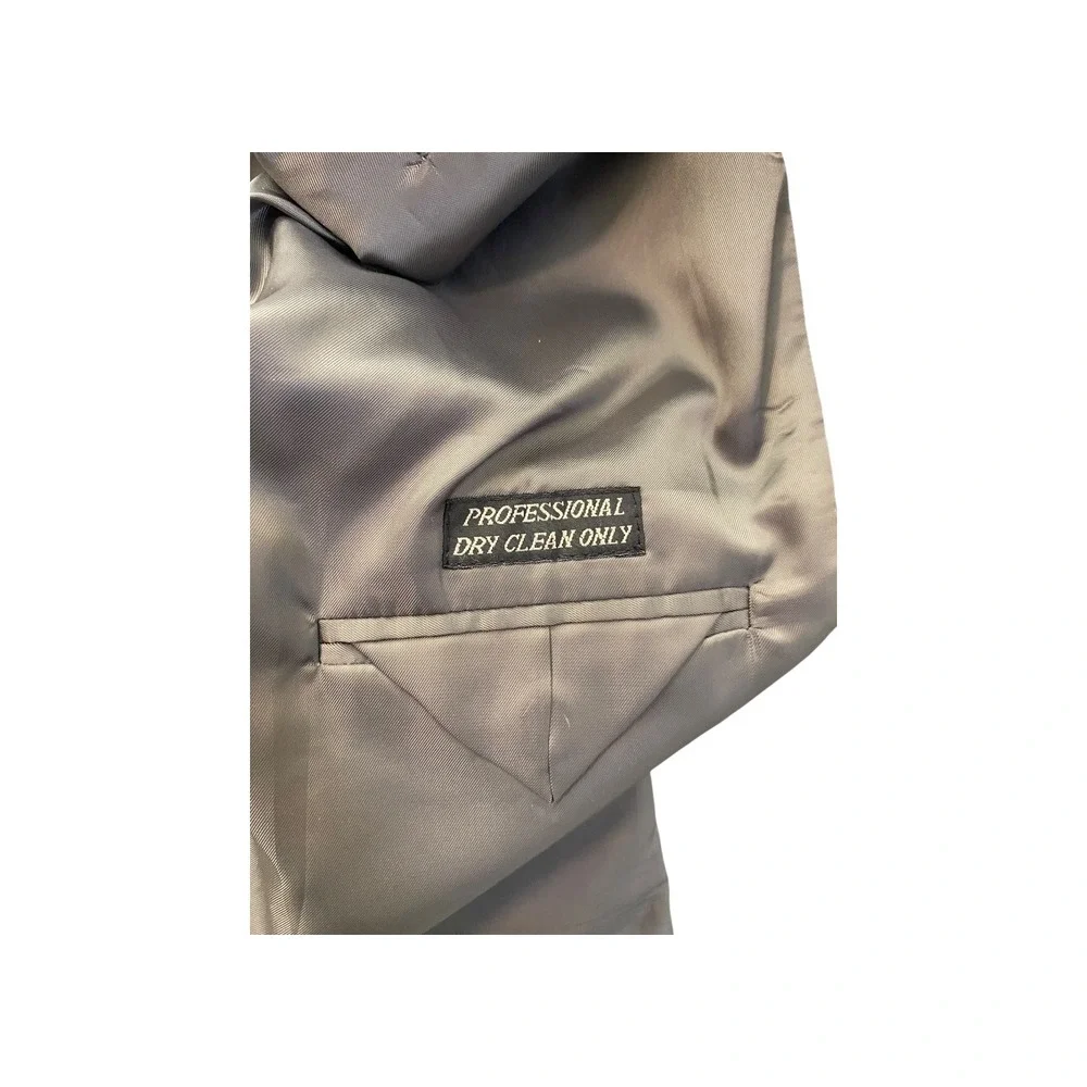 Saddlebred Performance Gray Wool Blend Blazer Jacket Mens‎ 46L